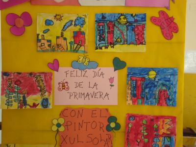Festejos del d&iacute;a de la primavera y lo relacionamos con las pinturas de Xul Solar